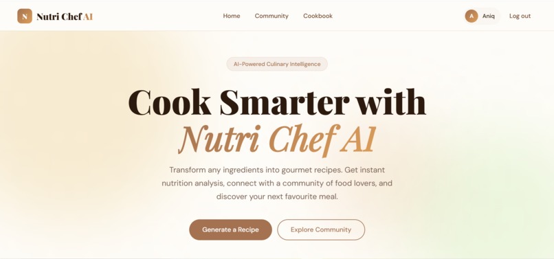 Nutri Chef AI – screenshot 1