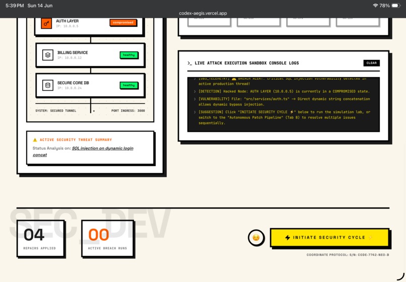 codexaegis – screenshot 3