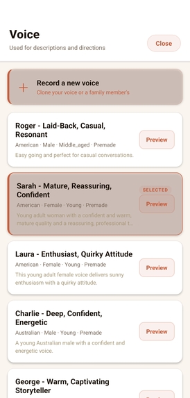 Horizon: Voice-First Travelling Companion – screenshot 5