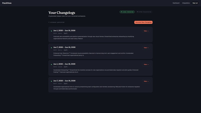 PatchNote – screenshot 4