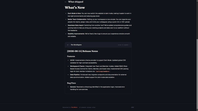 PatchNote – screenshot 6