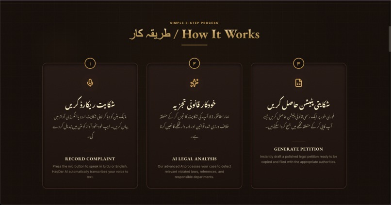 Haqdar AI – screenshot 2