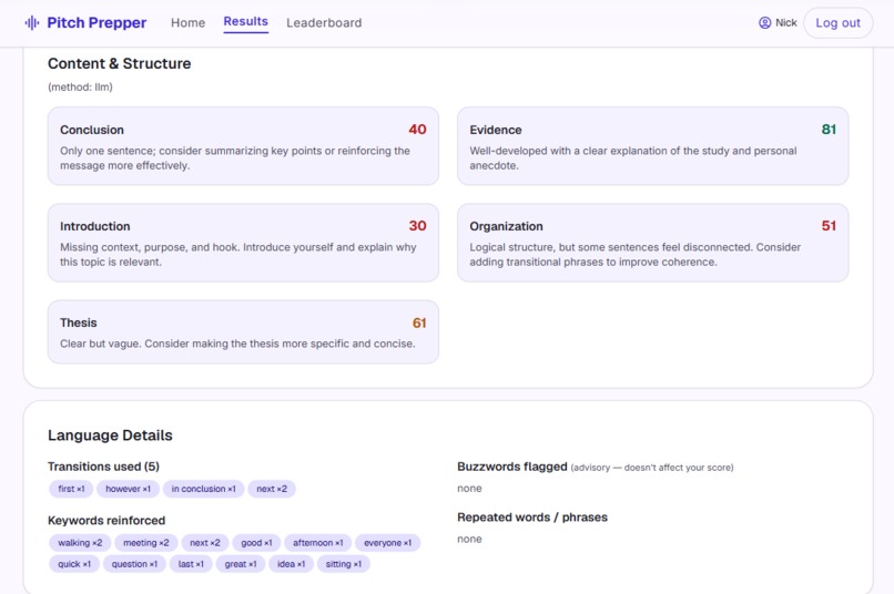 Pitch Prepper – screenshot 3