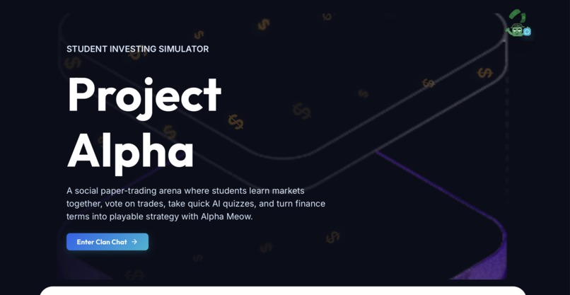 Project Alpha – screenshot 1