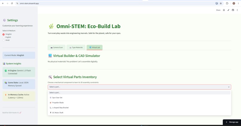 Omni-STEM: AI-Powered Eco-Build Lab – screenshot 7