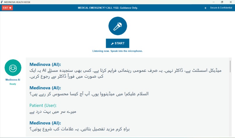 MediNova - AI based kiosk – screenshot 5