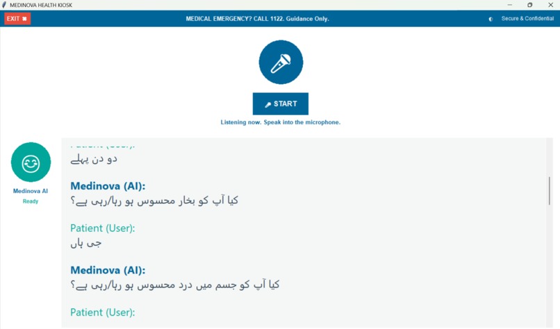 MediNova - AI based kiosk – screenshot 6