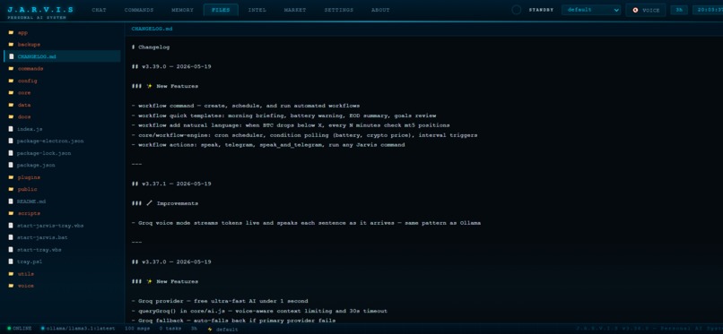 Jarvis – screenshot 3