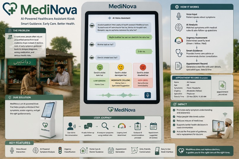 MediNova - AI based kiosk – screenshot 1