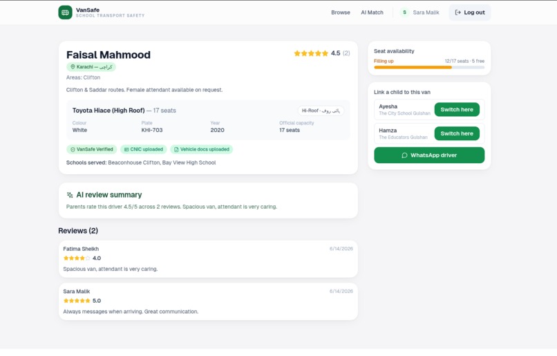 VanSafe – screenshot 5