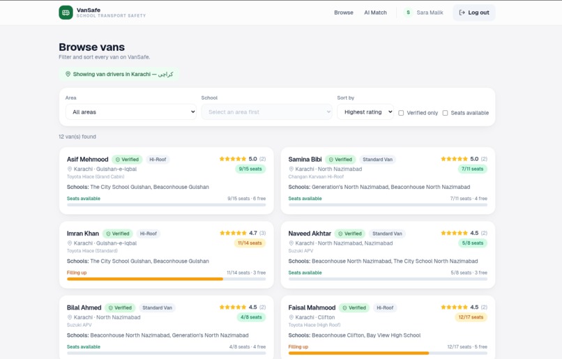 VanSafe – screenshot 4