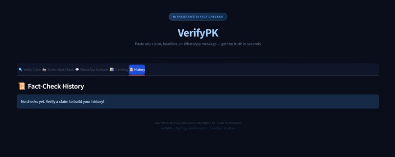 VerifyPK - AI Fact-Checking for Pakistan – screenshot 4