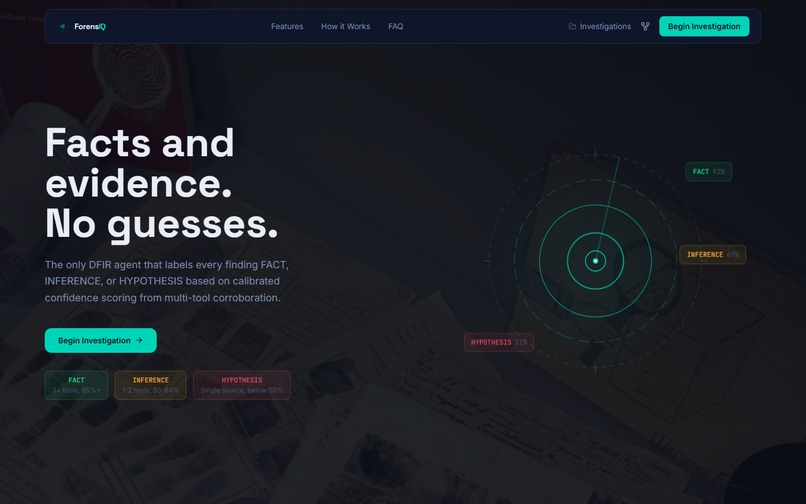ForensicIQ – screenshot 1