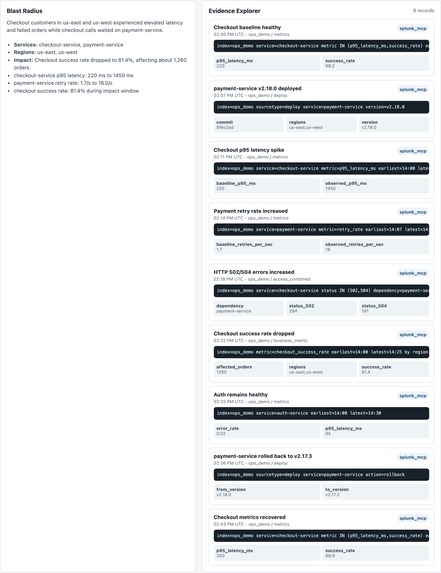 Ops Flight Recorder — AI Incident Command for Splunk  – screenshot 6