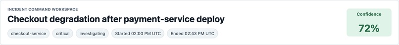 Ops Flight Recorder — AI Incident Command for Splunk  – screenshot 7