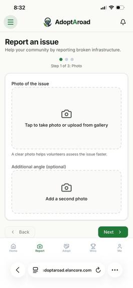 AdoptARoad – screenshot 3