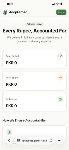 AdoptARoad – screenshot 5