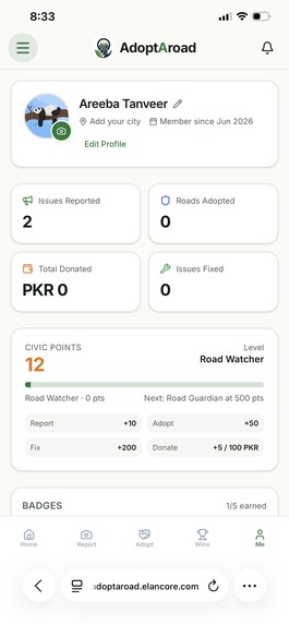 AdoptARoad – screenshot 6
