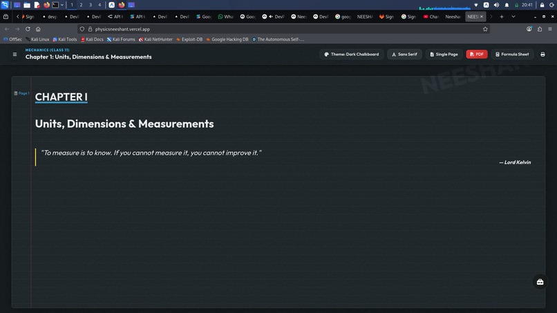 NEESHANT | Interactive Physics E-Book System 2026 – screenshot 9