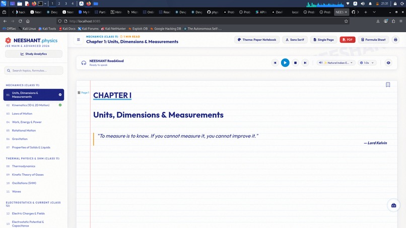 NEESHANT | Interactive Physics E-Book System 2026 – screenshot 12