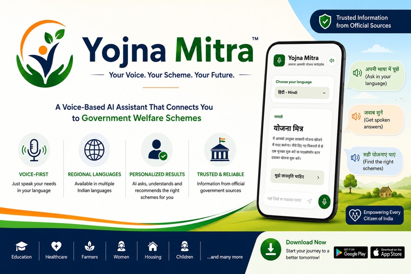 Yojna Mitra: AI-Powered Welfare Scheme Discovery Assistant – screenshot 1