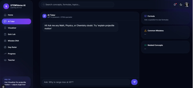 STEMVerse AI – screenshot 2