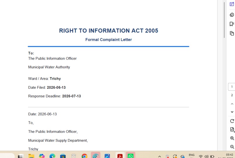 JalSeva – screenshot 1