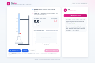 TitraLab - AI Virtual Titration Lab