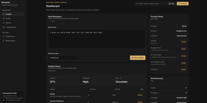 Semantix – screenshot 1