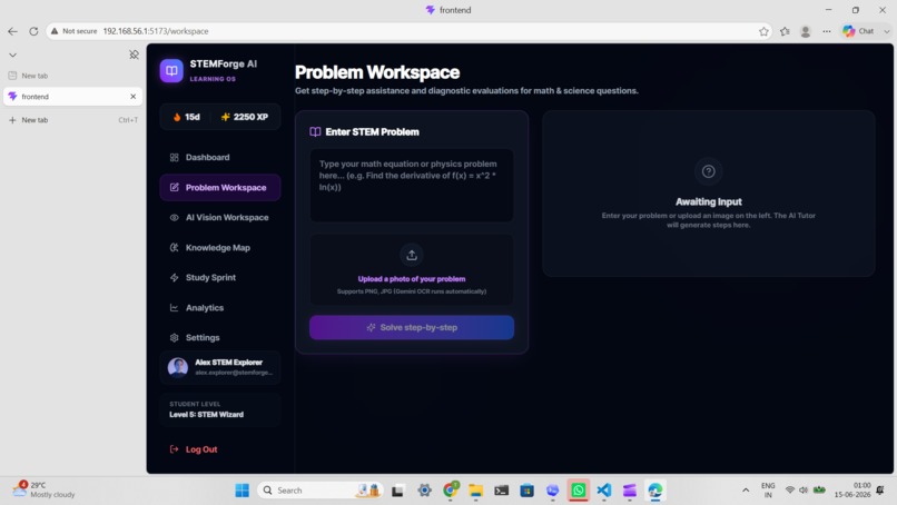 STEMForge AI – The AI Learning Operating System – screenshot 4