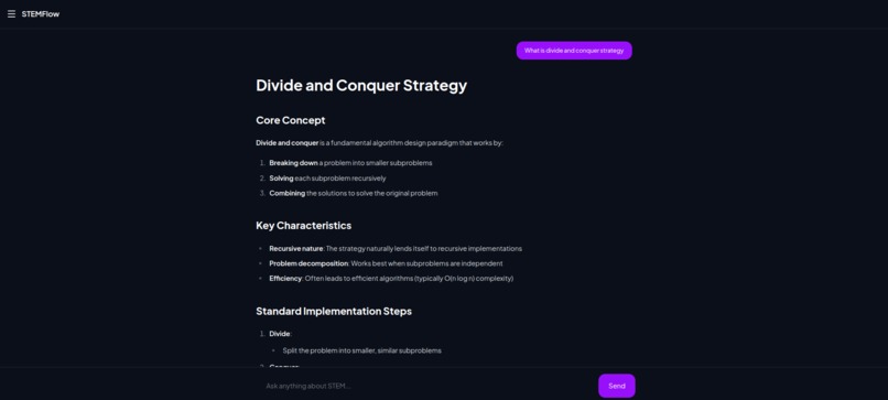 STEMFlow – AI Learning Reinforcement System – screenshot 1