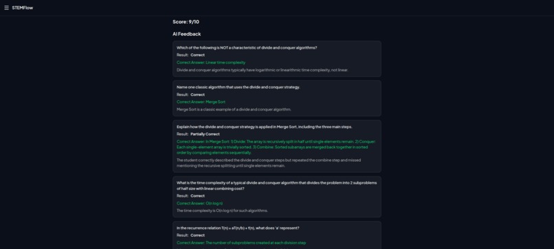 STEMFlow – AI Learning Reinforcement System – screenshot 4