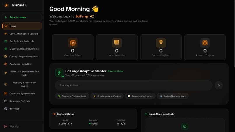 SciForge AI – screenshot 3