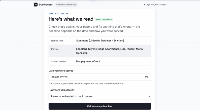 DueProcess – screenshot 4