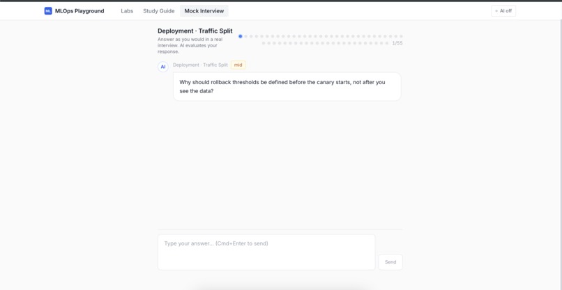 MLOps Playground – screenshot 3