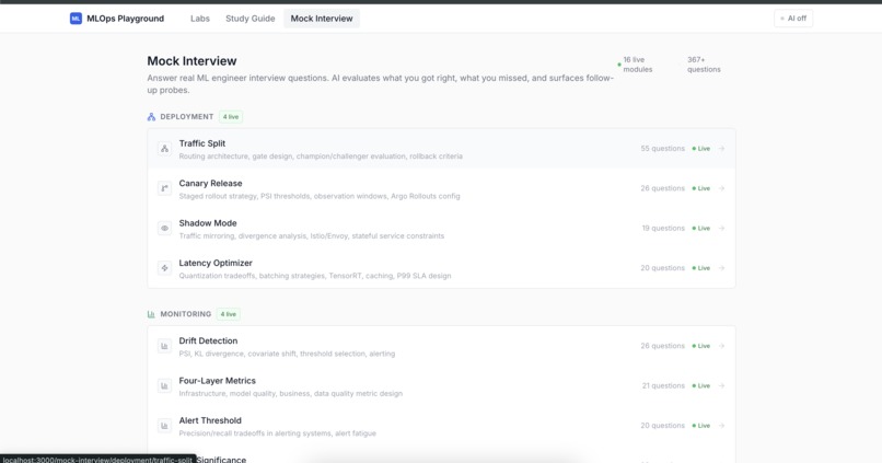 MLOps Playground – screenshot 7