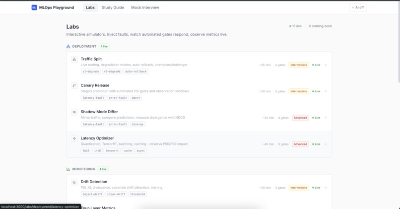 MLOps Playground – screenshot 8