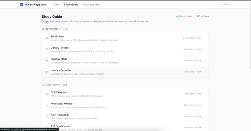 MLOps Playground – screenshot 10