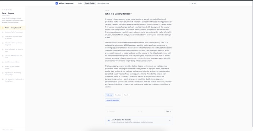 MLOps Playground – screenshot 11