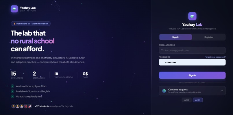 Yachay Lab – screenshot 1