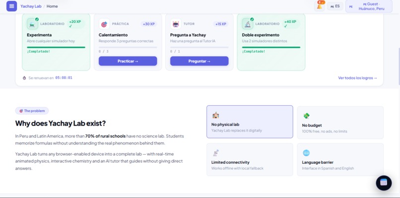 Yachay Lab – screenshot 2