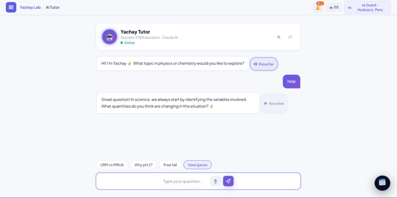 Yachay Lab – screenshot 4