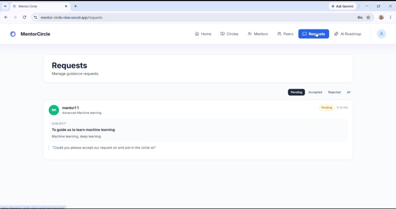 MentorCircle – screenshot 3