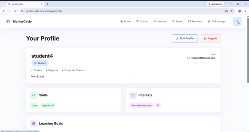 MentorCircle – screenshot 5