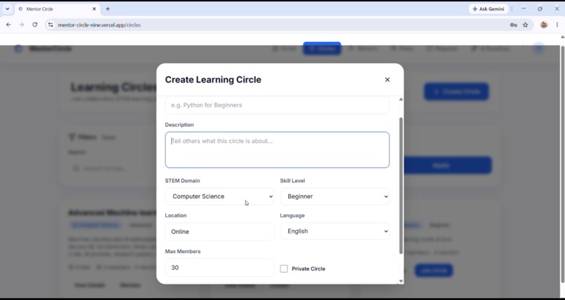 MentorCircle – screenshot 6