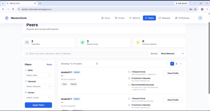 MentorCircle – screenshot 8