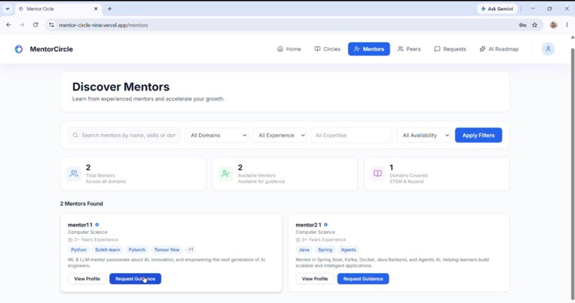 MentorCircle – screenshot 9