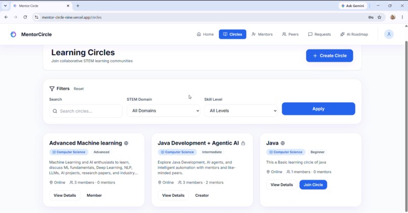 MentorCircle – screenshot 10