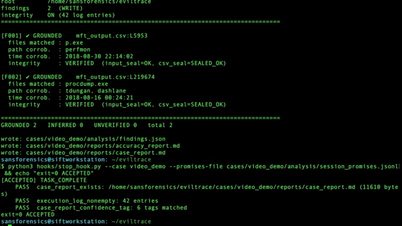 EvilTrace – screenshot 5