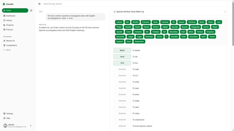 Zomath – screenshot 2